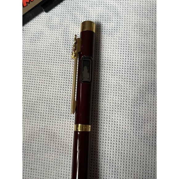 Vintage Mickey Mouse Walt Disney Gold Filled Clock Pen ~Need Ink~ - Picture 8 of 14